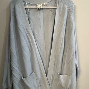 Blue Rain Light Blue Women's Cardigan